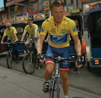 Armstrong rides into Madame Tussauds NY