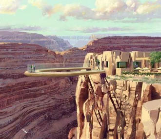 Grand Canyon Skywalk opens to the public