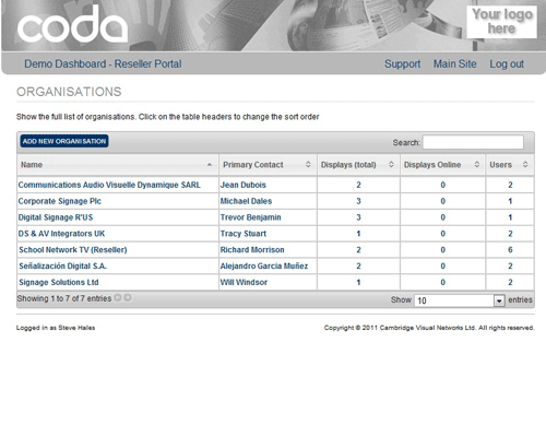 CODAsoft new from Camvine