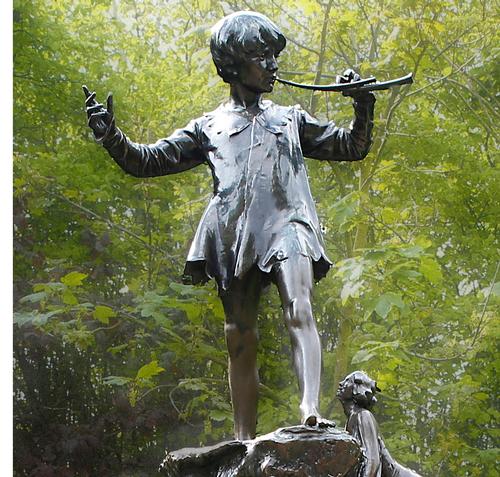 Peter Pan is one of 25 statues across London and Manchester included in the Talking Statues programme, with 10 more coming soon