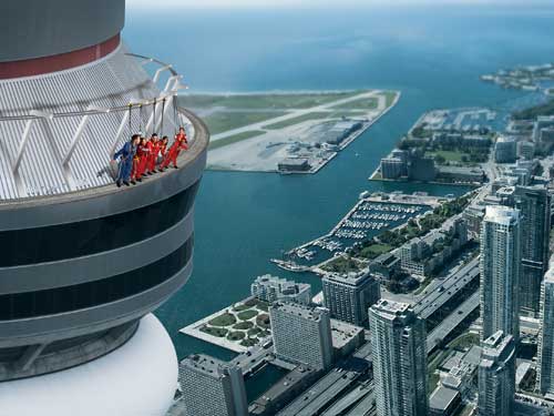 The Edgewalk experience will last 20-30 minutes at the CN Tower