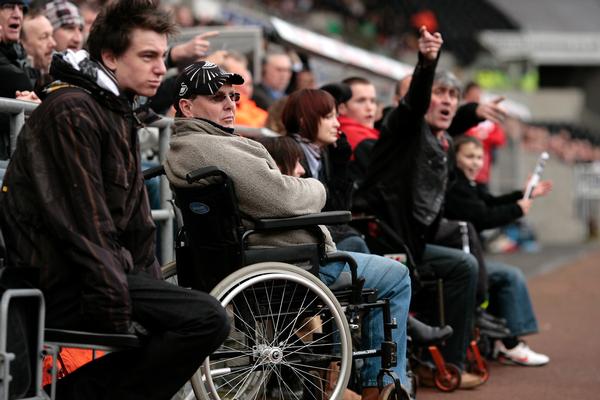 Push to improve disabled access at UK sports venues