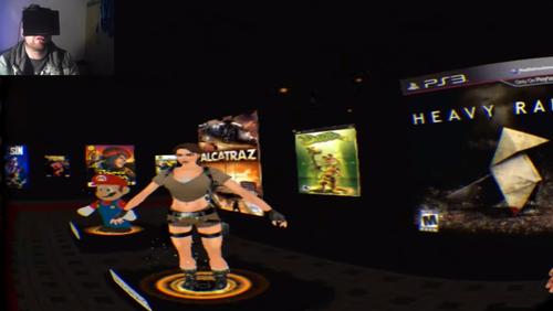 Characters such as Mario and Lara Croft are included in the virtual reality museum 