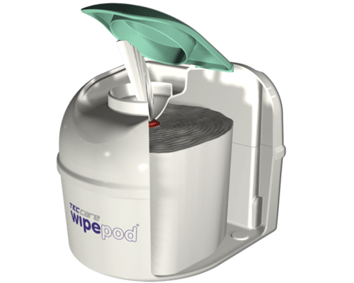 Wipepod antibacterial wipe dispenser for gym cleanliness 