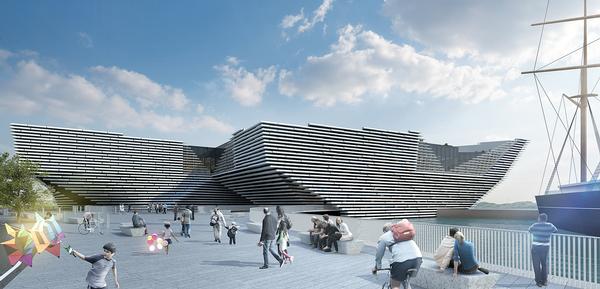 The V&A Dundee will be Kengo Kuma’s first UK building. It is currently under construction and is due for completion in 2017