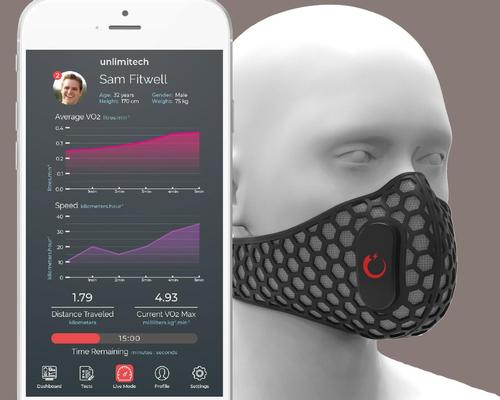 The mask is capable of measuring a number of performance-related indicators