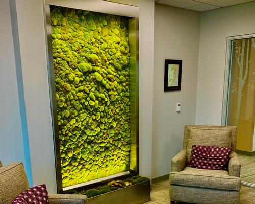 Verdure Wellness Walls enhances its live moss panels with essential oils 