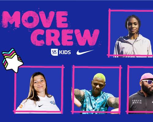 Called Move Crew, the programme features Nike athletes to inspire kids to get active