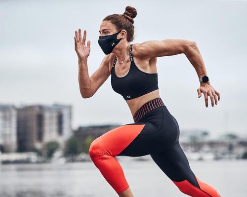 The Under Armour Sportsmask features a unique, three-layer model engineered to offer protection during strenuous fitness training and for athletes during sports
