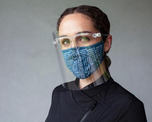 Noel Asmar introduces eco-friendly face shields for therapists