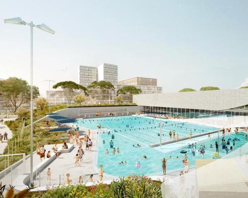 The complex will feature, among others, a 50m heated outdoor pool set within a larger, irregular shaped 'beach pool'