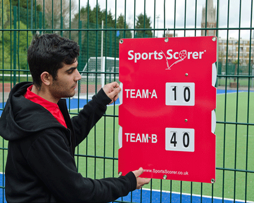 Sports Scorer portable scoreboard designed for anyone to use