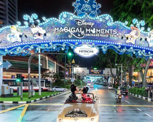 Disney created a 'Magical Moments' pop-up attraction in Singapore during Christmas 2018