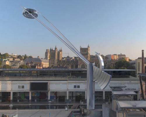 Passengers will be lifted up to 69m where they can enjoy 360-degree views