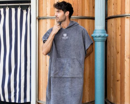 BC Softwear launches post-swim towelling poncho for wild swimming and outdoor wellness experiences