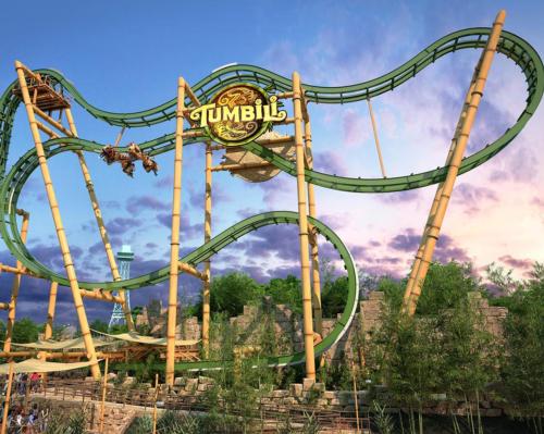 Tumbili is described as a 4D spin coaster and takes its name from the Swahili word for 'monkey'