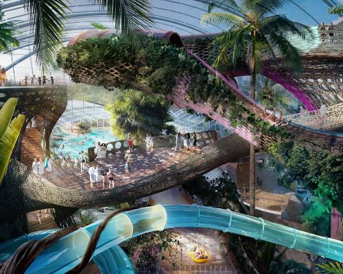 Therme Group reveals updated design for £250m Therme Manchester Wellbeing Resort