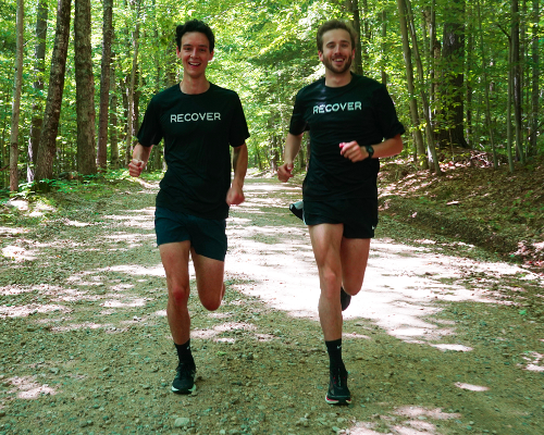 Recover Athletics founders Nick Stewart (left) and Nick Kafka (right)