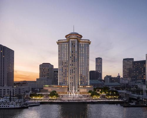 Four Seasons spa launches in New Orleans with rooftop infinity pool and panoramic Mississippi River views @FourSeasons #spa #wellness #beauty #newopening #design #NewOrleans #Louisiana 