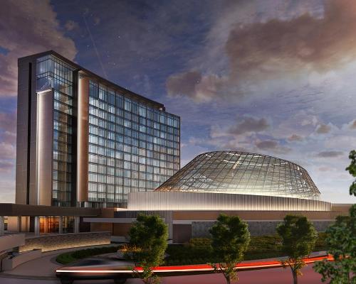 HBG Design behind Michigan’s six-storey Aquadome inspired by the sun’s path across the sky 