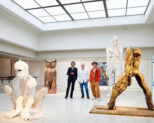 Brad Pitt makes debut as sculptor at Finnish art museum