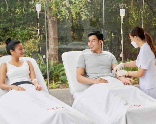 Addressing lifestyle-related medical and chronic health issues, the VLCC facility provides aesthetic treatments and IV therapy, in addition to classic spa and beauty treatments for body, skin and hair