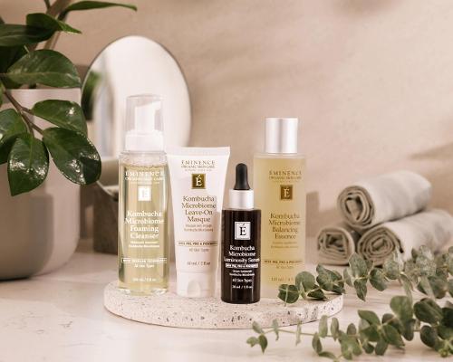 Natalie Pergar introduces Eminence Organic Skin Care's new microbiome line powered by kombucha

