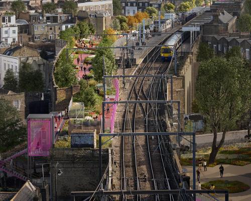 James Corner Field Operations creates Highline for London