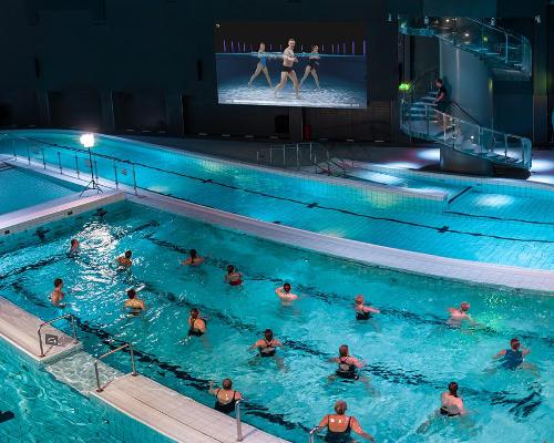 Cinematic aqua fitness comes to swimming pools