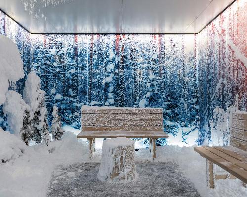 Taking inspiration from nature: TechnoAlpin Snowroom at The Lodge at Woodloch