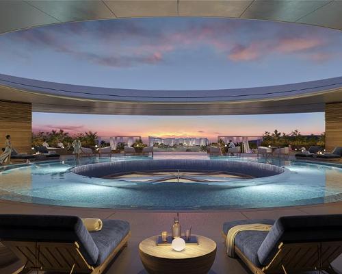 Equinox Amaala Resort will be home to a spa, a magnesium salt rooftop pool, a Beach Club and a signature Equinox Fitness Club 
