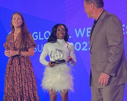 GWS celebrates Simone Biles with Debra Simon Award for excellence in mental wellbeing