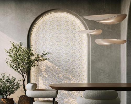 Siminetti unveils iridescent decorative panelling range inspired by plants