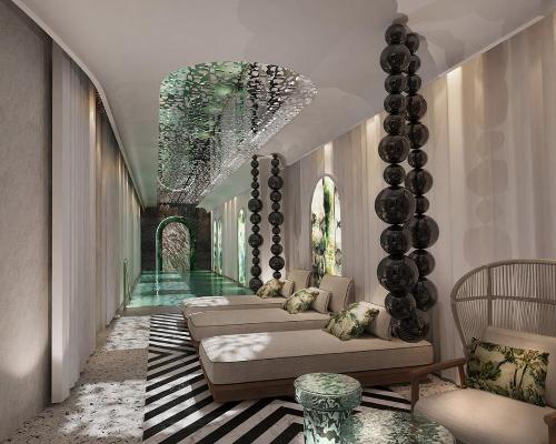 Each customer will be encouraged to spend time strolling around the hotel, contemplating sculptures and artworks from its collection, before finally winding down in the spa