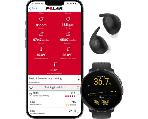 Sennheiser has teamed up with Polar Electro for the launch of its Momentum Sport earbuds 
which deliver Polar’s bio-sensing capabilities outside its own products for the first time.