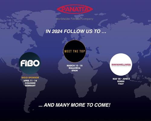 Panatta press release: Panatta to showcase innovation at major fitness and bodybuilding events in 2024
