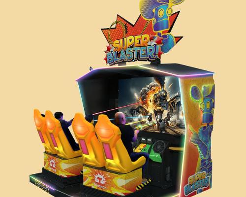 Triotech’s new Superblaster ride launches