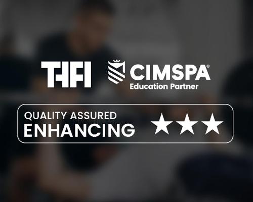 The Health & Fitness Institute press release: CIMSPA's 'Enhancing' rating validates THFI's industry dominance, setting an inspirational benchmark for all upcoming businesses
