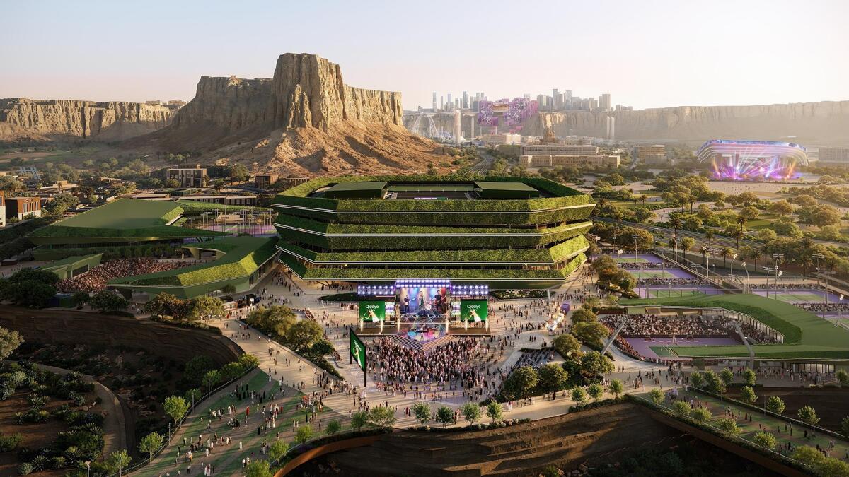Qiddiya and Populous share details of Saudi Arabia’s National Tennis Centre