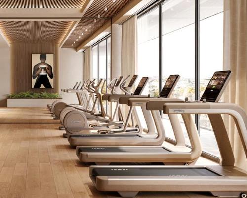 Technogym's Sand Stone collection offers nature-inspired design