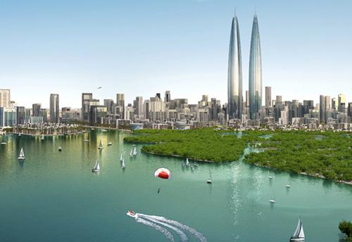 The towers will potentially transform Dubai's entire skyline