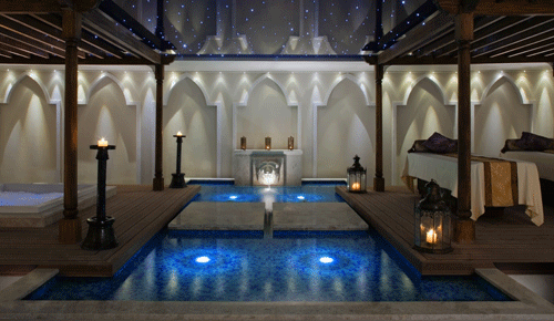 The spa's VIP couples treatment room