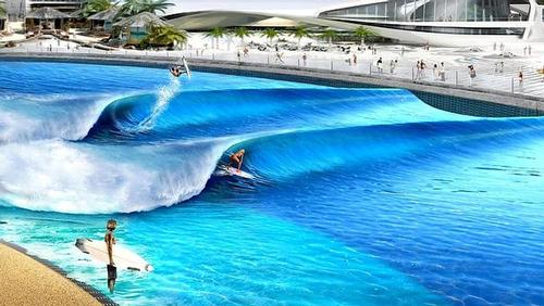 The attraction will include a surf park