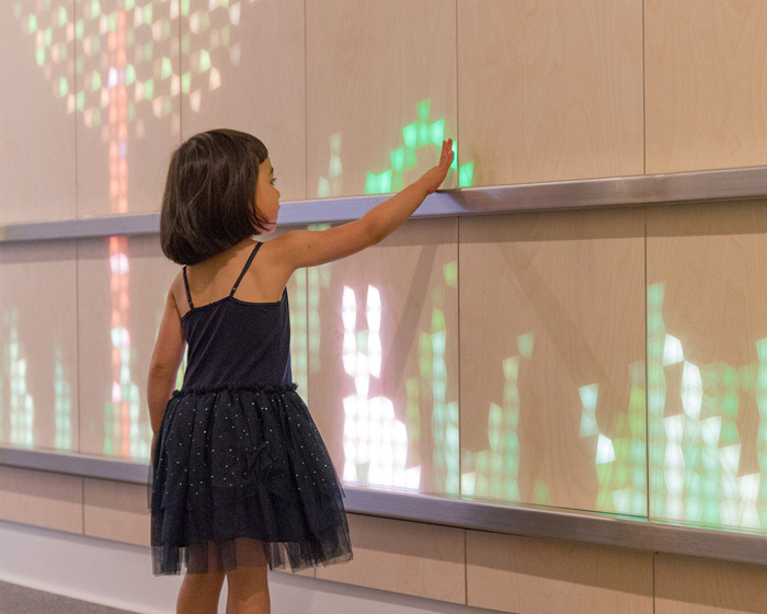 Eness interactive panel creates magic in mundane spaces
