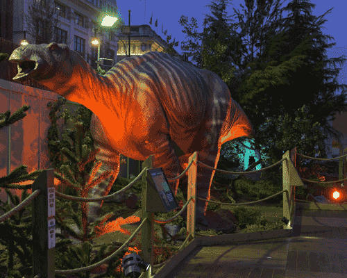 Lightfactor illuminates dinosaur animatronics