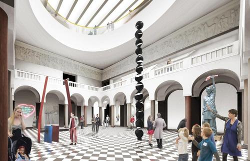 The gallery renovation is expected to take around two years to complete