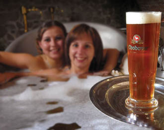 Beer spa opens in Czech Republic