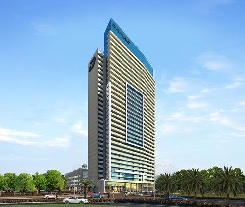 The 33-storey tower, to be managed by Damac Hotels, is expected to open in 2017