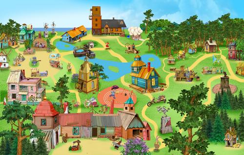 The €4.4m (US$5.9m, £3.5m) park showcases popular Estonian children's characters Lotte and friends