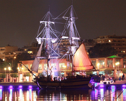 Robe brings replica pirate ship to light